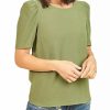 * Dr2 By Daniel Rainn 3/4 Puff Sleeve Blouse Top | Women'S Clothing