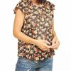 * Dr2 By Daniel Rainn Floral Pleated Top Blouse | Women'S Clothing