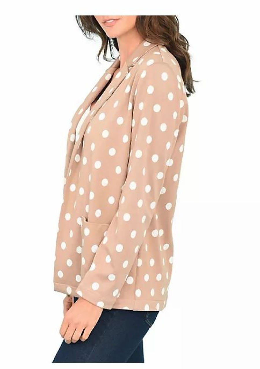 * Dr2 By Daniel Rainn Dot Print Blazer | Women'S Clothing