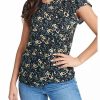 * Dr2 By Daniel Rainn Ruffle Sleeve Embroidered Blouse | Women'S Clothing