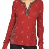 * Dr2 By Daniel Rainn Long Sleeve Waffle Knit Top | Women'S Clothing