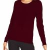 * Dr2 By Daniel Rainn Long Sleeve Crew Neck Sweater Top | Women'S Clothing