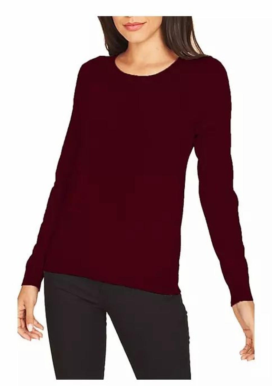 * Dr2 By Daniel Rainn Long Sleeve Crew Neck Sweater Top | Women'S Clothing