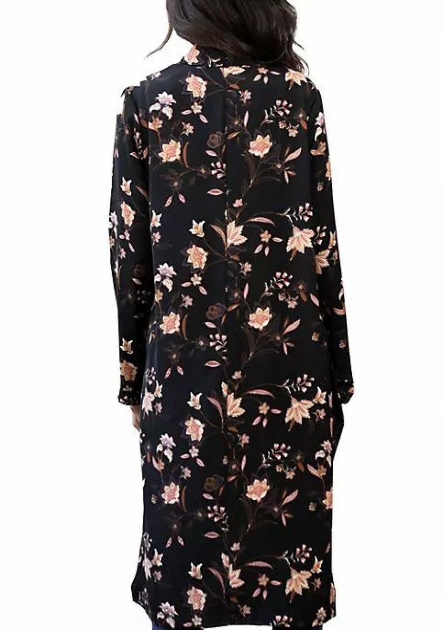 * Dr2 By Daniel Rainn Floral Open Front Jacket | Women'S Clothing