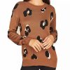 * Dr2 By Daniel Rainn Long Sleeve Crew Neck Sweater Top | Women'S Clothing