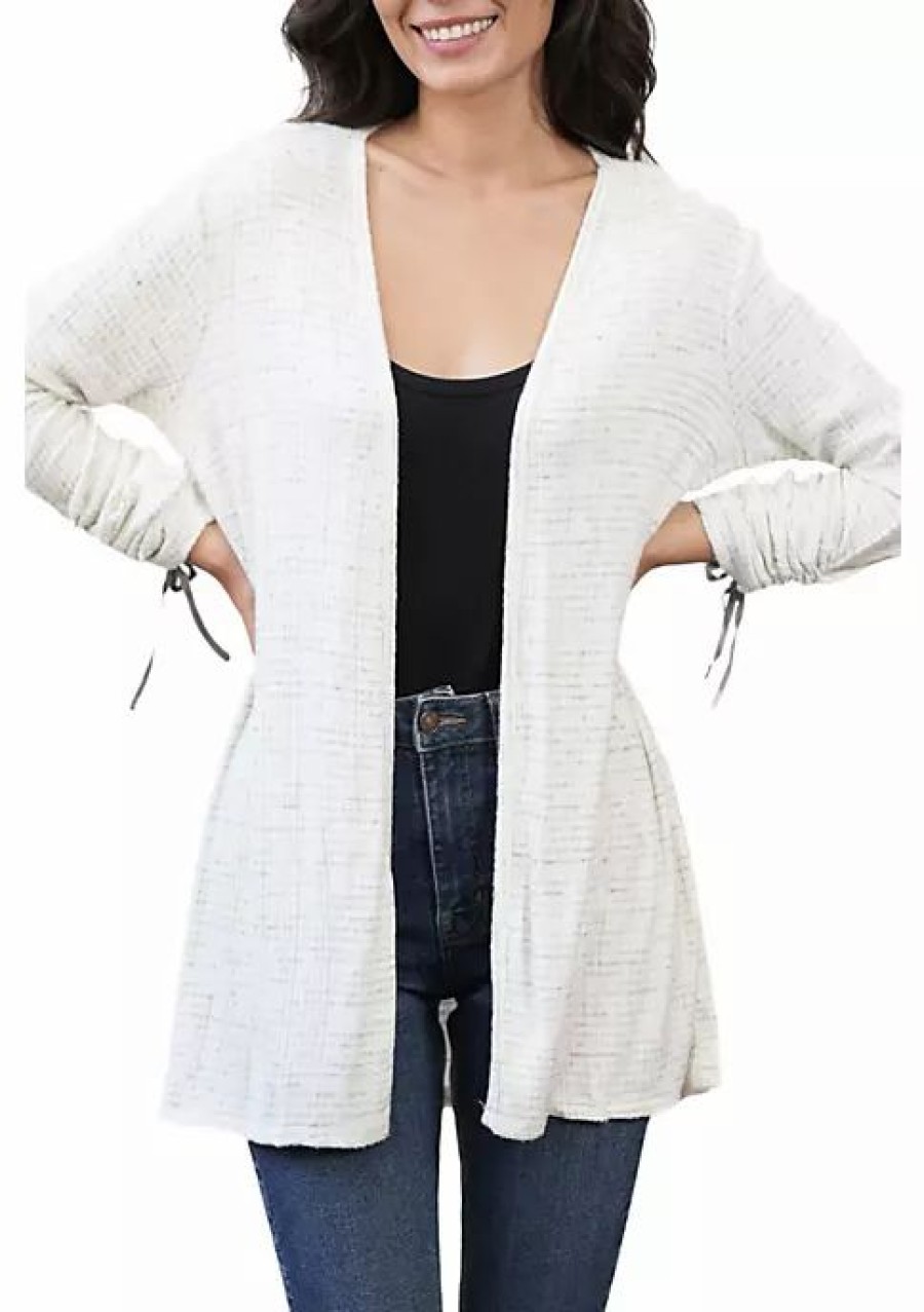 * Dr2 By Daniel Rainn Allison Knit Cardigan With Bow-Tie Sleeves | Women'S Clothing