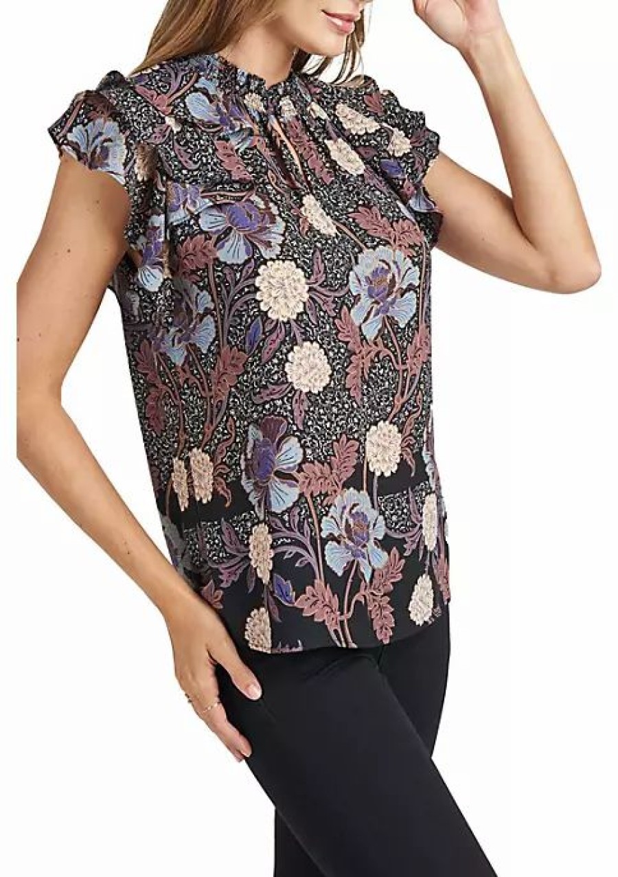 * Dr2 By Daniel Rainn Ruffle Sleeve Top | Women'S Clothing