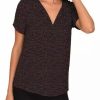 * Dr2 By Daniel Rainn Ruched Short Sleeve Top | Women'S Clothing