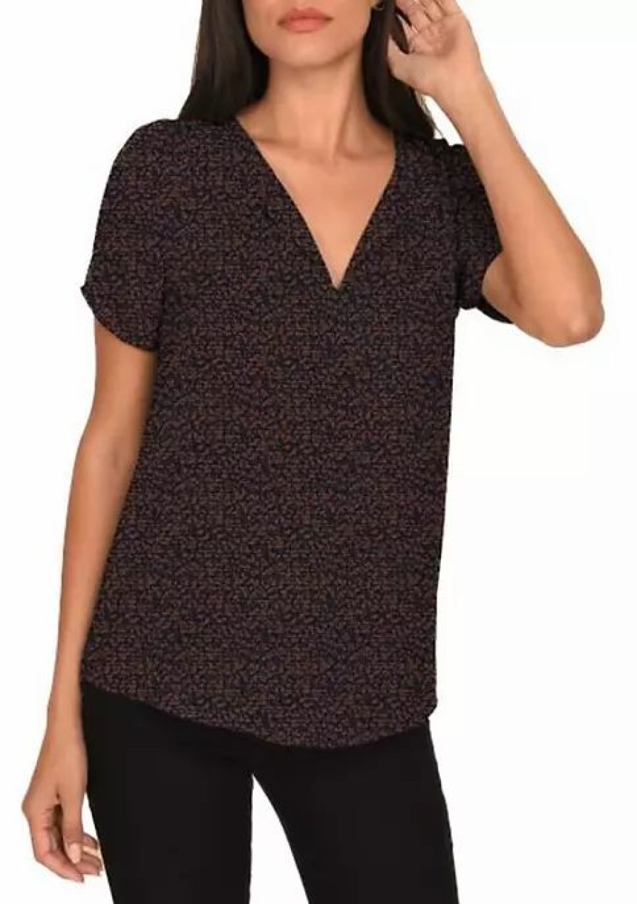 * Dr2 By Daniel Rainn Ruched Short Sleeve Top | Women'S Clothing