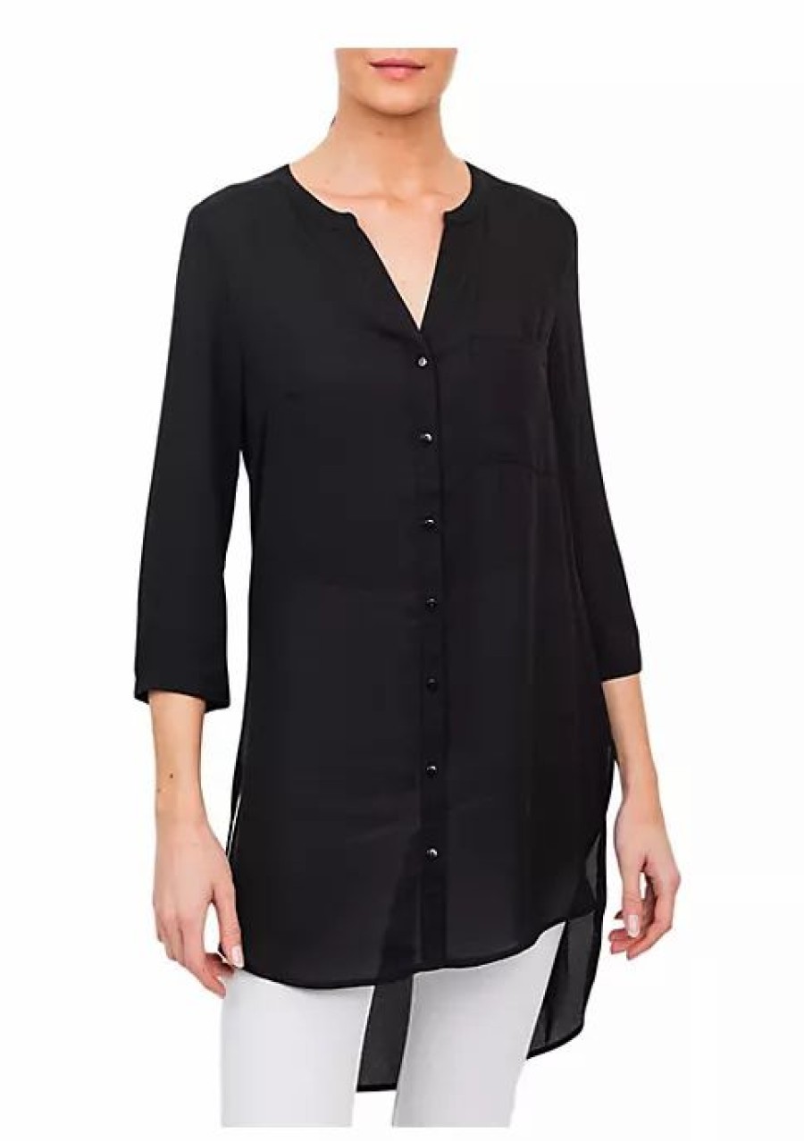 * Dr2 By Daniel Rainn Button-Down Tunic Top | Women'S Clothing