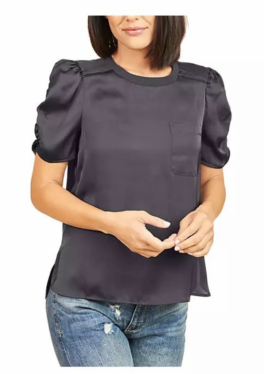 * Dr2 By Daniel Rainn Short Sleeve Top With Pocket | Women'S Clothing