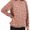 * Dr2 By Daniel Rainn Clip-Dot Blouse With Long Puff Sleeves | Women'S Clothing