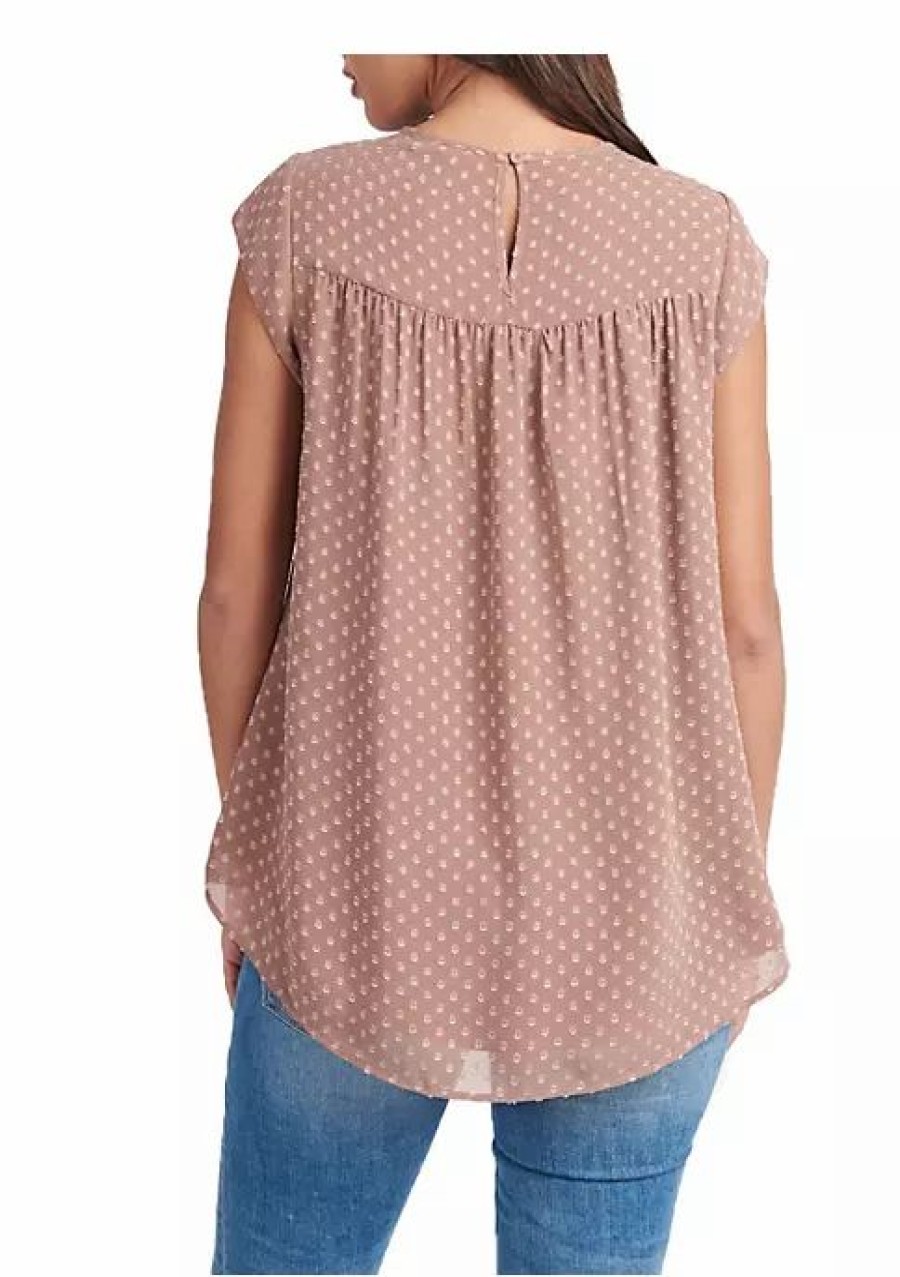 * Dr2 By Daniel Rainn Cap Sleeve Blouse Top | Women'S Clothing