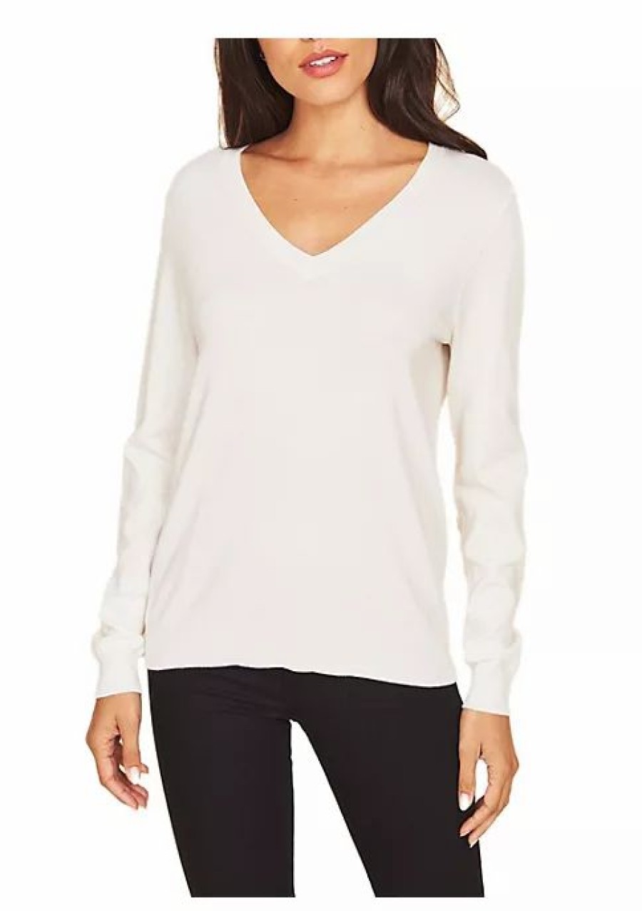 * Dr2 By Daniel Rainn Long Sleeve V-Neck Sweater | Women'S Clothing