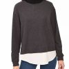 * Dr2 By Daniel Rainn Two-In-One Turtleneck Sweater | Women'S Clothing