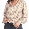 * Dr2 By Daniel Rainn Tie-Front Top Blouse | Women'S Clothing