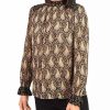 * Dr2 By Daniel Rainn Long Sleeve Top Blouse With Mock Turtle-Neck | Women'S Clothing