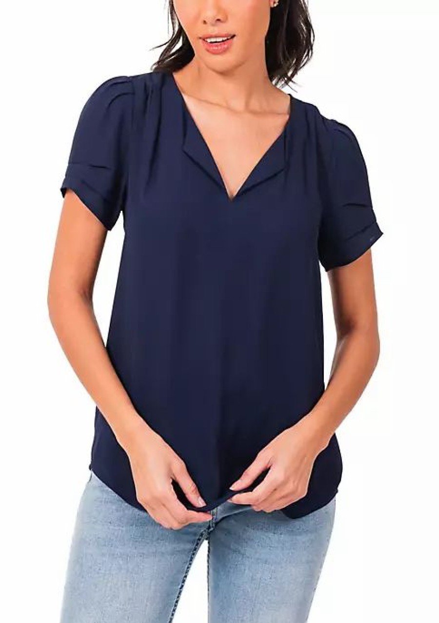 * Dr2 By Daniel Rainn Ruched Short Sleeve Top | Women'S Clothing