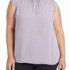 * Dr2 By Daniel Rainn Cap Sleeve Blouse Top (Plus Size) | Women'S Clothing