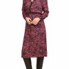 * Dr2 By Daniel Rainn Millie Long Sleeve Button-Down Flared Dress | Women'S Clothing