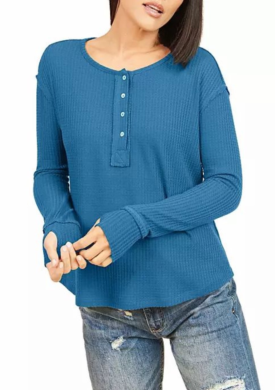 * Dr2 By Daniel Rainn Long Sleeve Knit Top | Women'S Clothing