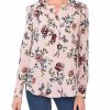 * Dr2 By Daniel Rainn Floral Print V-Neck Blouse | Women'S Clothing