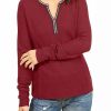 * Dr2 By Daniel Rainn Long Sleeve Knit Top With Thumbholes | Women'S Clothing